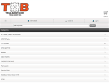 Tablet Screenshot of mytrailbuddystore.com